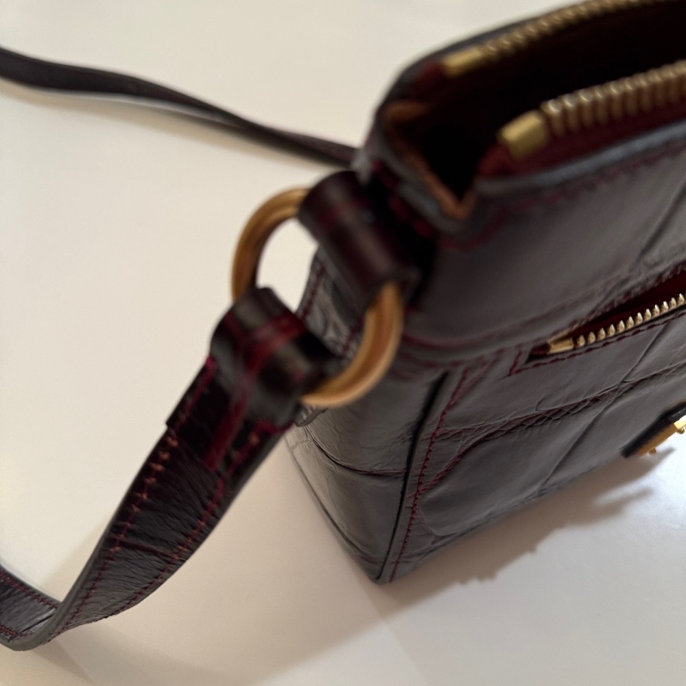 Dooney & Bourke Dark Burgundy Crossbody Bag - Picture 12 of 12